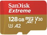 SanDisk Extreme microSDXC Speicherkarte 128GB + SD Adapter