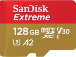 SanDisk Extreme® microSDXC 128GB + SD Adapter