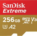 SanDisk Extreme® microSDXC 256GB + SD Adapter