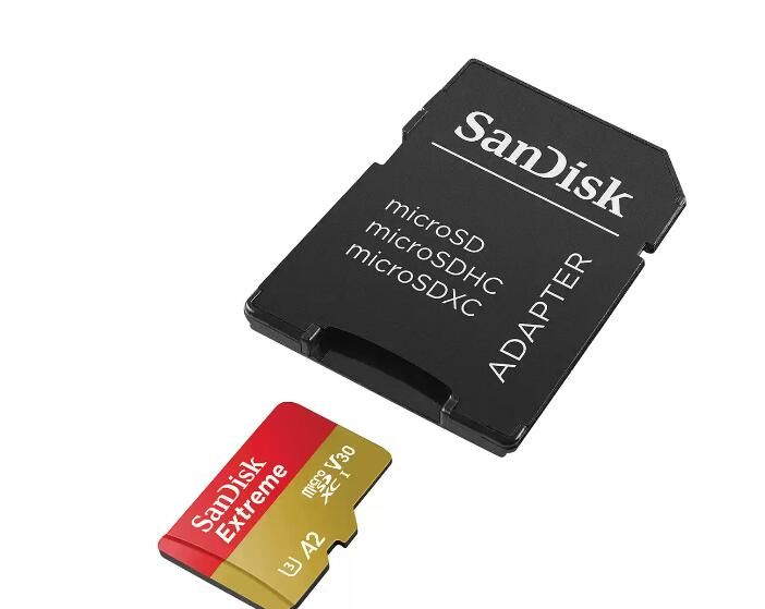 SanDisk Extreme® microSDXC 256GB + SD Adapter