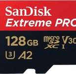 SanDisk Extreme® PRO microSDXC Speicherkarte 128GB mit SD-Adapter