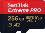 SanDisk Extreme® PRO microSDXC Speicherkarte 256GB mit SD-Adapter