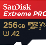 SanDisk Extreme® PRO microSDXC Speicherkarte 256GB mit SD-Adapter