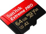 SanDisk Extreme® PRO microSDXC Speicherkarte 64GB mit SD-Adapter
