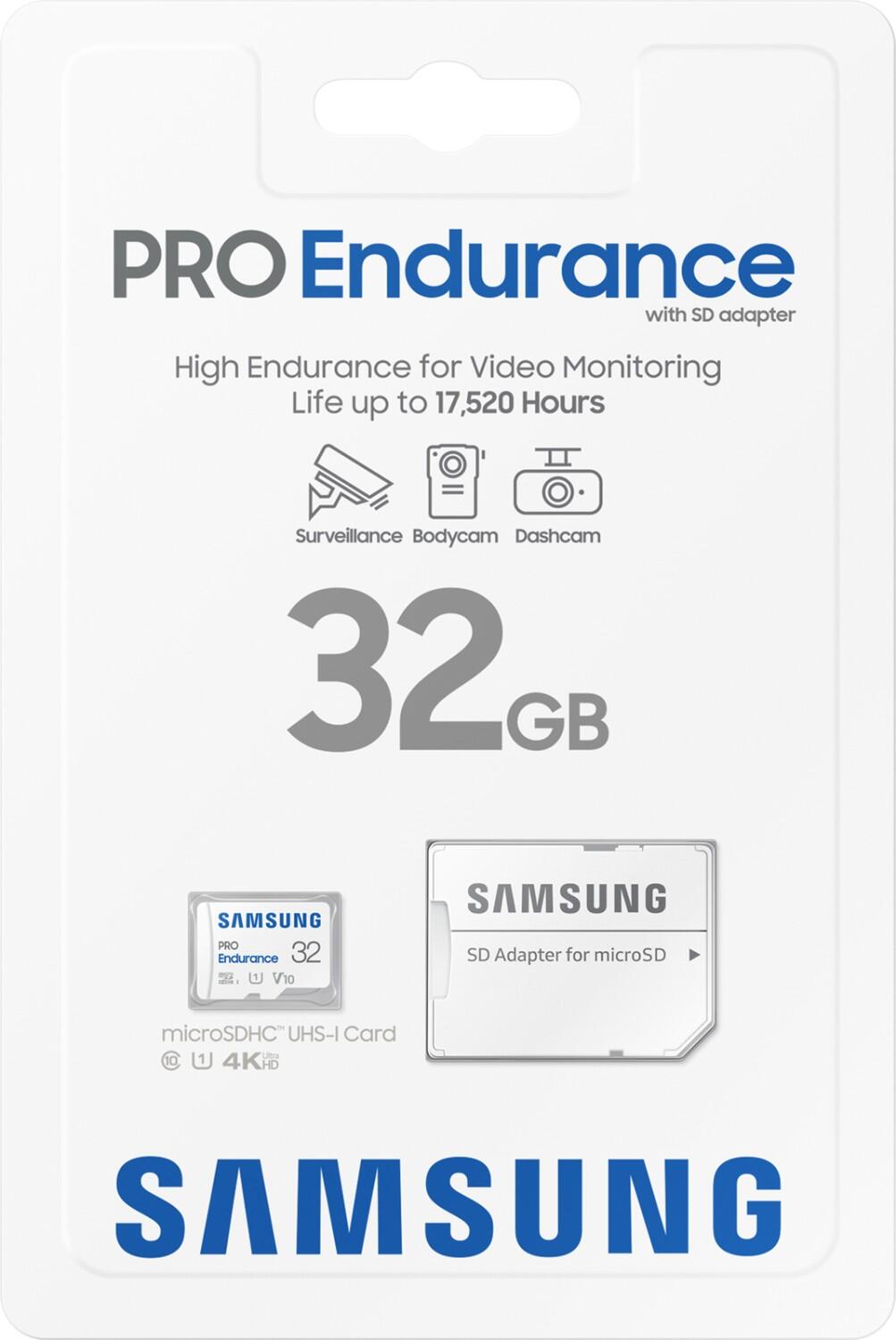 Samsung PRO Endurance MicroSDHC 32GB Kit