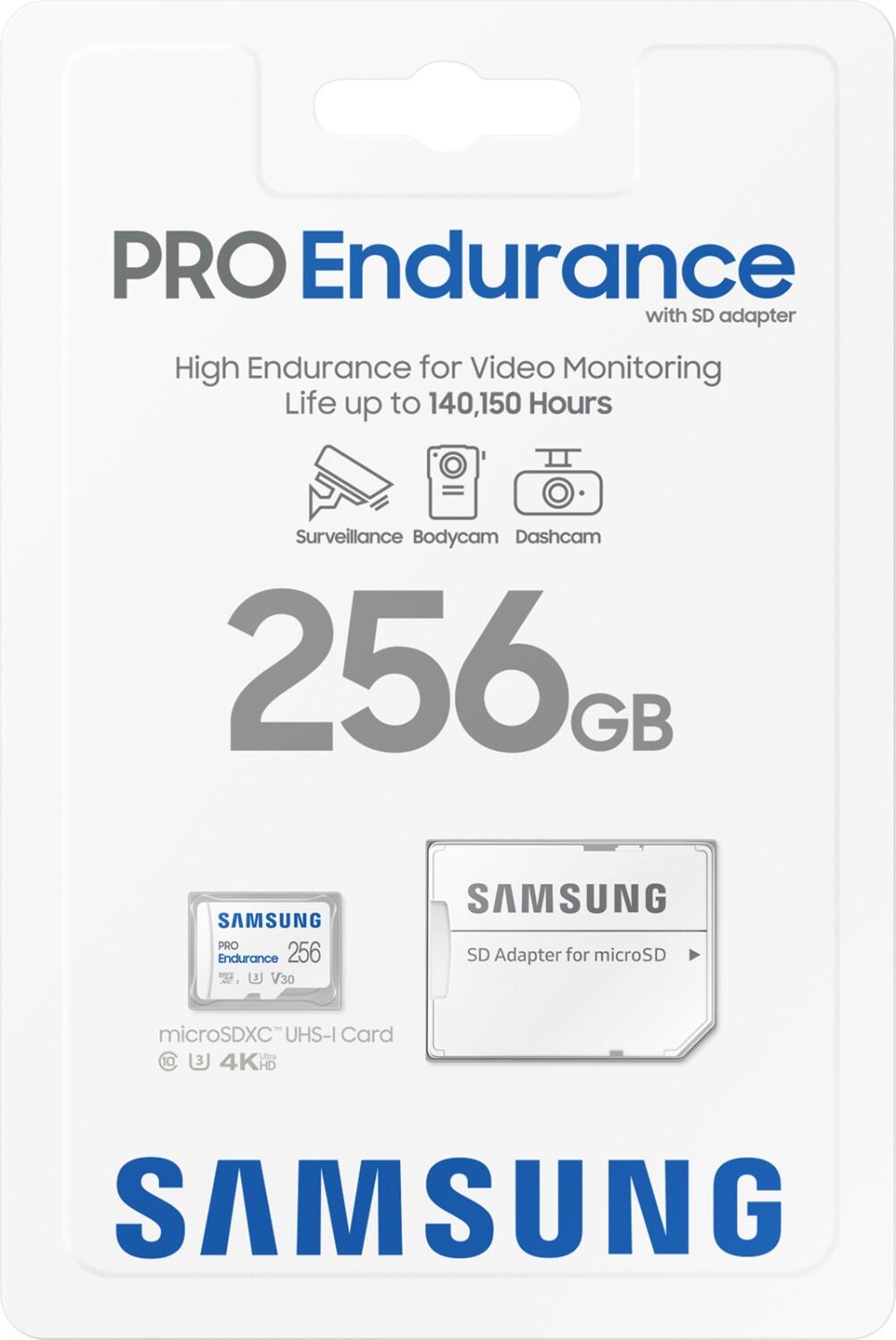 Samsung PRO Endurance MicroSDHC 256GB Kit