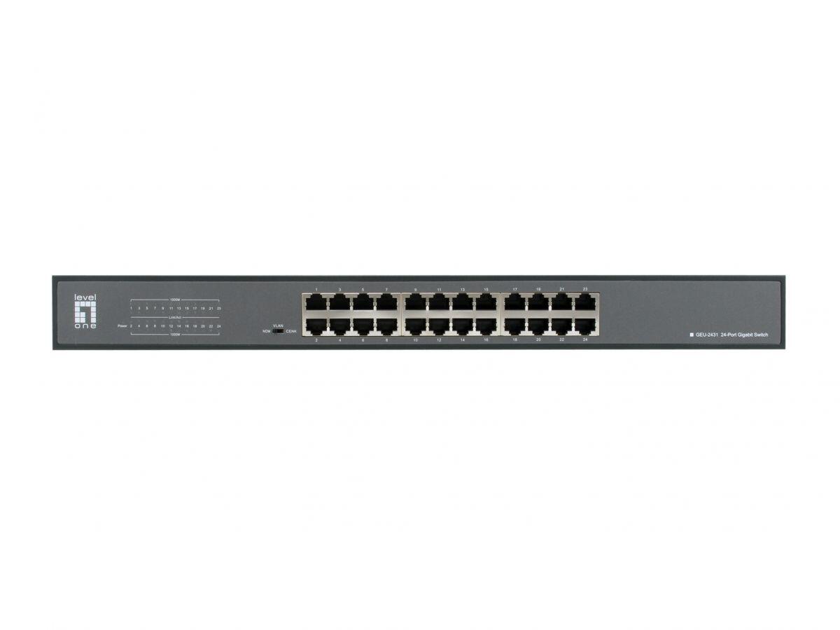 LevelOne Switch 24 Gigabit-Ports unmanaged (GEU-2431)