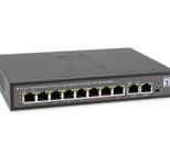 LevelOne Switch 10 Fast Ethernet-Ports mit 8 PoE-Ports 120W 2 Uplink Gigabit-Ports (FGP-1031)