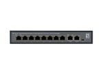 LevelOne Switch 10 Fast Ethernet-Ports mit 8 PoE-Ports 120W 2 Uplink Gigabit-Ports (FGP-1031)