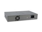LevelOne Switch 12 Gigabit Ethernet-Ports mit 8 PoE-Ports 150W, 2 Gigabit-Ports, 2 Gigabit SFP (GEP-1221)