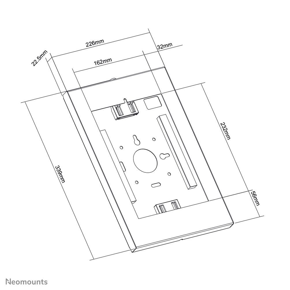 Neomounts WL15-650WH1 Tablet-Wandhalterung für 9,7-11" Tablets - Weiß