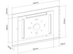 Neomounts WL15-660WH1 Tablet-Wandhalterung für 12,9" iPad Pro Tablets - Weiß