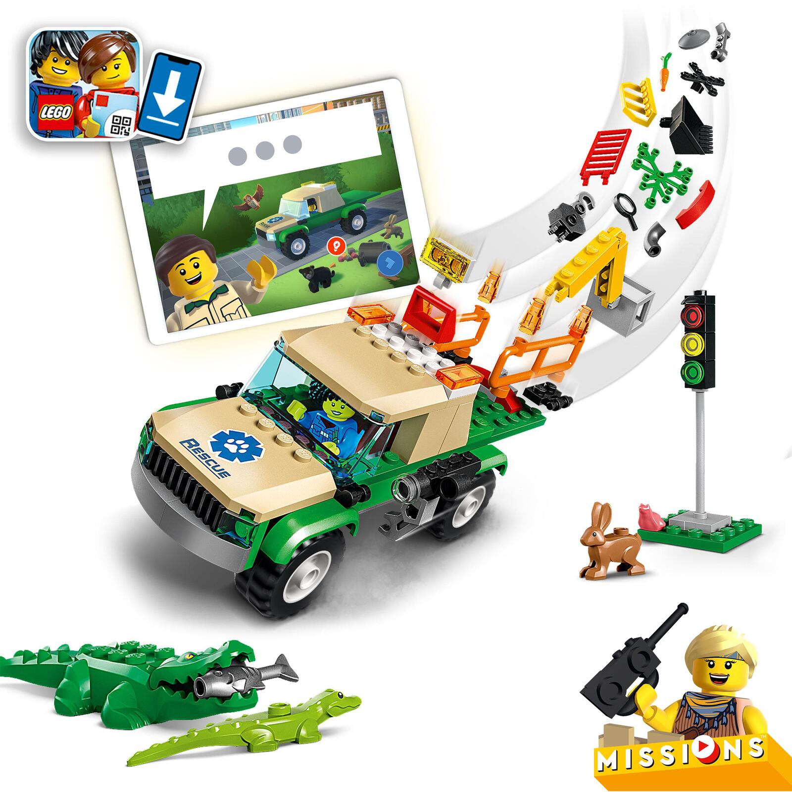 LEGO® City Tierrettungsmissionen 60353