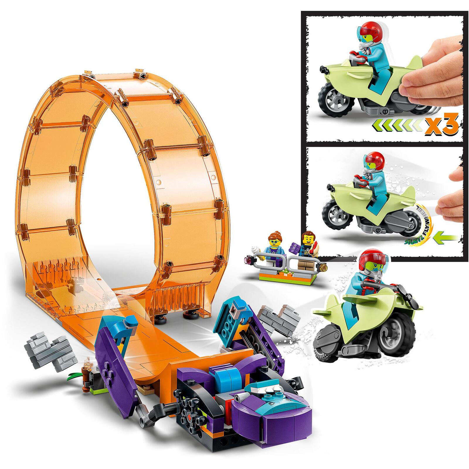 LEGO® City Schimpansen-Stuntlooping 60338