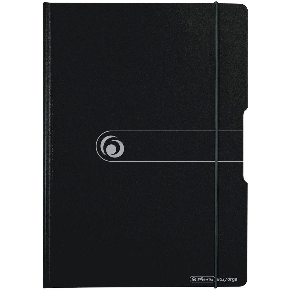 herlitz Klemmbrettmappe easy orga 11217221 DIN A4 Kunststoff - schwarz