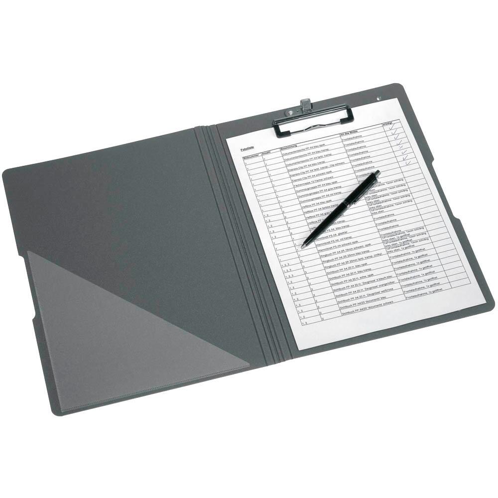 herlitz Klemmbrettmappe easy orga 11217221 DIN A4 Kunststoff - schwarz