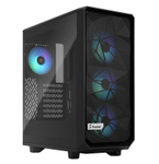Fractal Meshify 2 Compact Lite RGB TG Light tint - Black