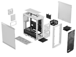 Fractal Meshify 2 Compact Lite TG Clear Tint - White