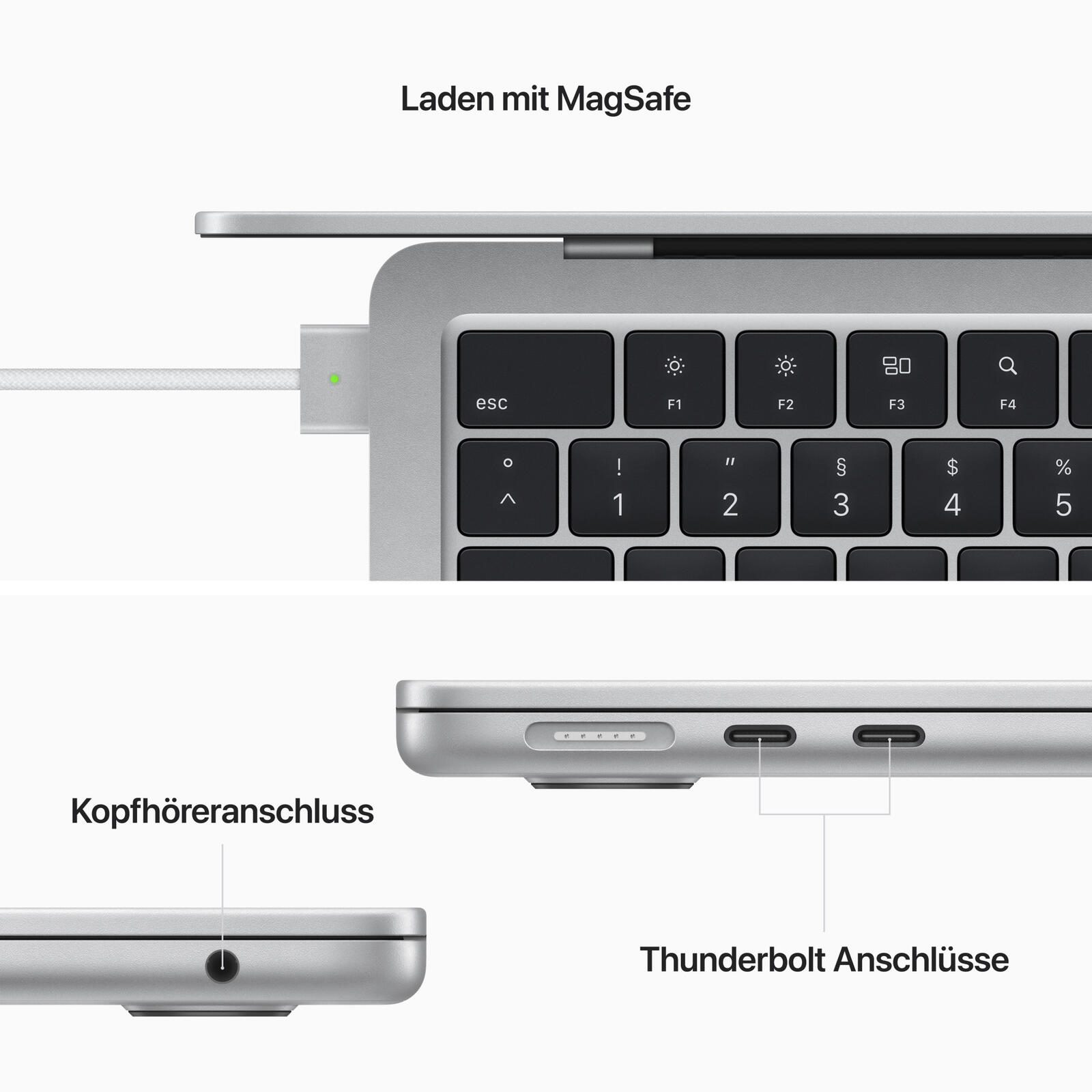Apple MacBook Air 34,5cm (13,6") silber