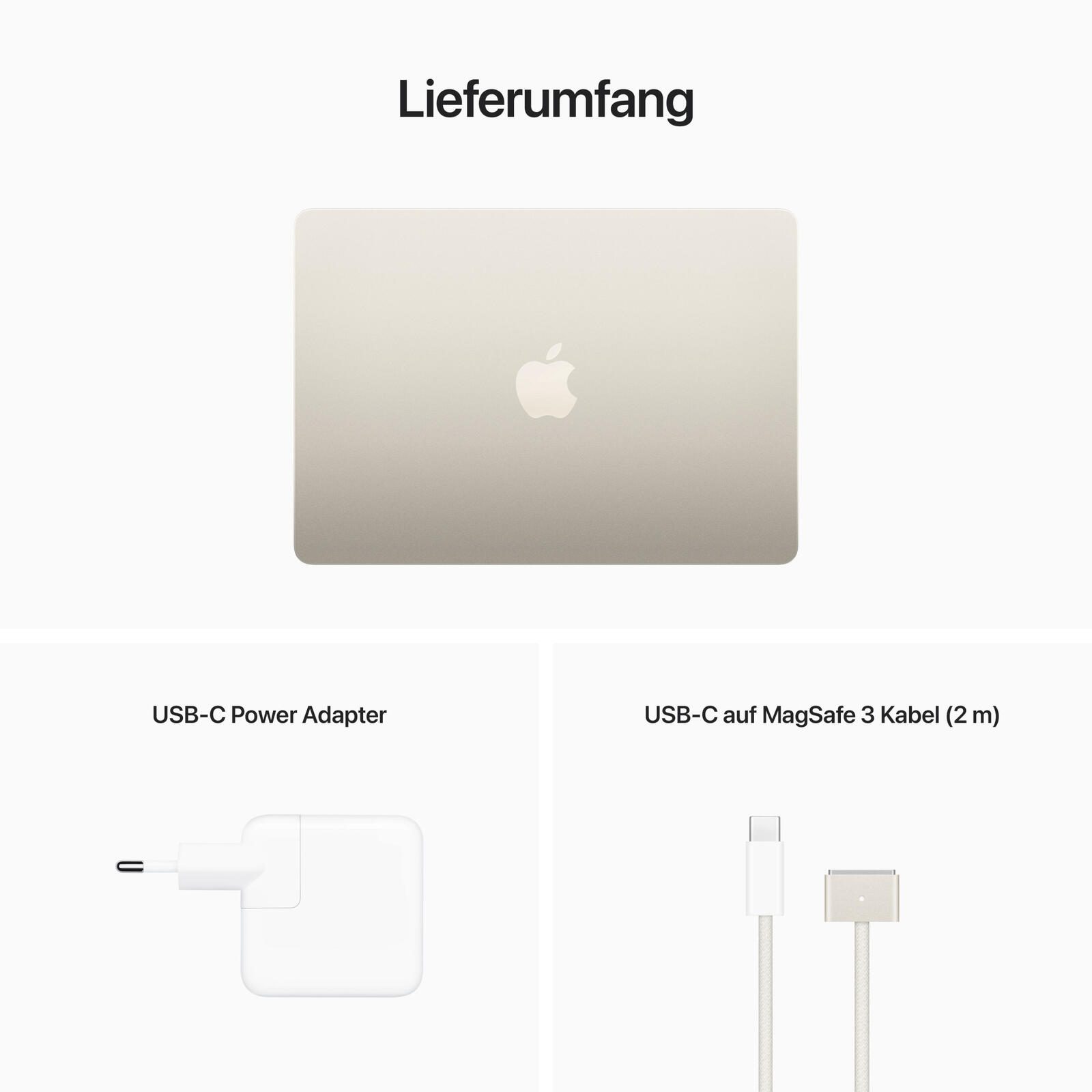 Apple MacBook Air 34,5cm (13,6") starlight