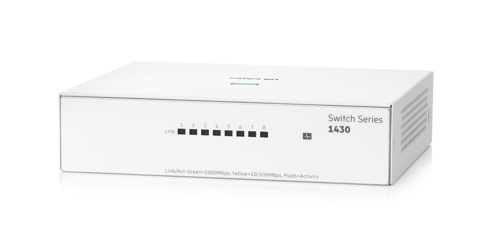 HPE Networking Instant On 1430 8G lüfterlos unmanaged Gigabit Switch EU (R8R45A)