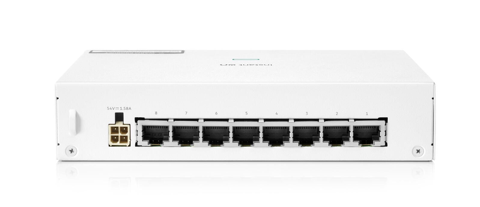 HPE Networking Instant On 1430 8G Class4 PoE 64W lüfterlos unmanaged Gigabit Switch EU (R8R46A)