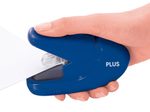 PLUS JAPAN Klammerloses Heftgerät - blau