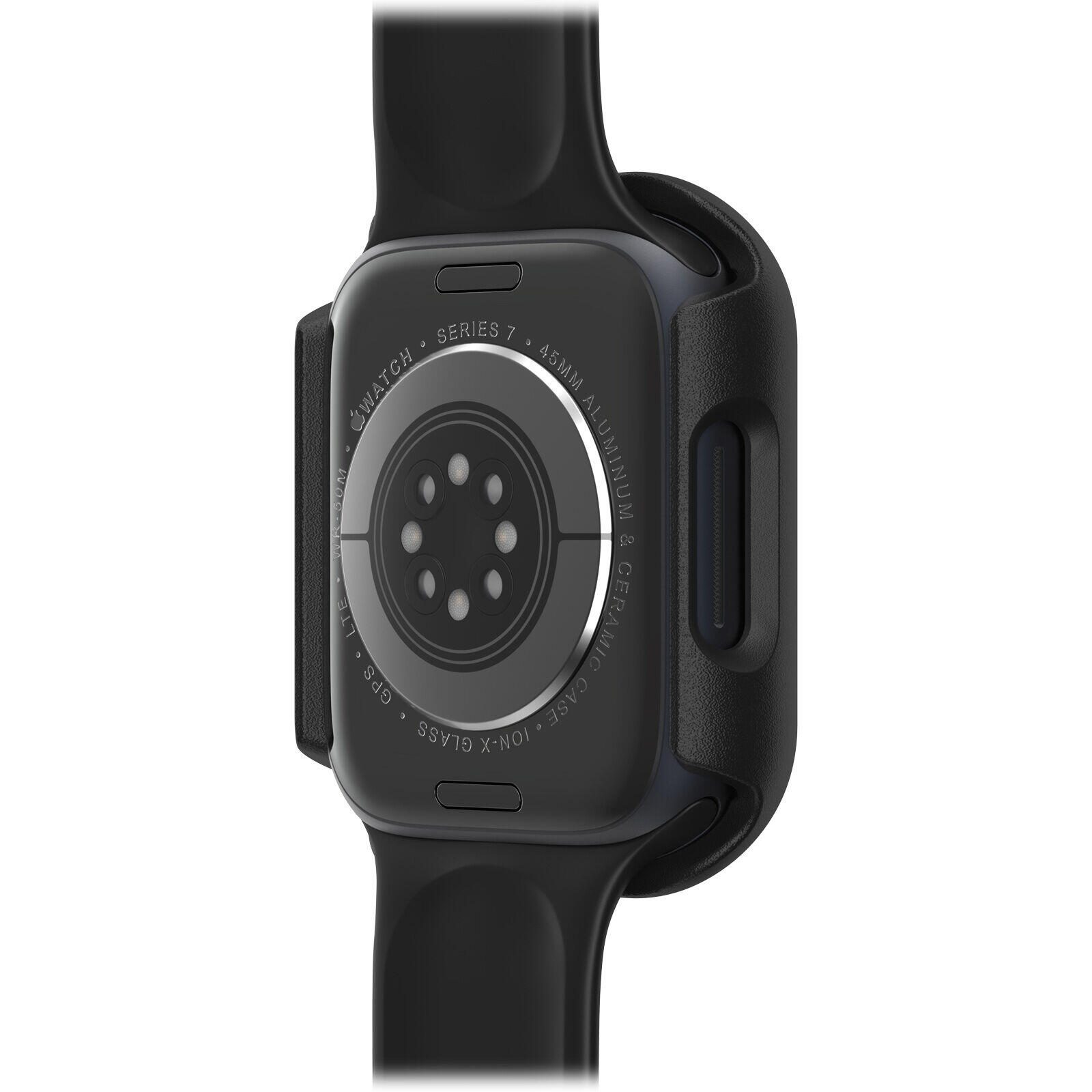 OtterBox Eclipse Case mit Displayschutz für die Apple Watch 7-9, 41mm - Pavement (Schwarz)