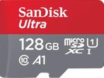SanDisk Ultra microSDXC Speicherkarte 128GB + SD Adapter