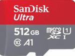SanDisk Ultra microSDXC Speicherkarte 512GB + SD Adapter
