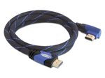 DeLOCK Kabel HDMI High Speed mit Ethernet gewinkelt 2m