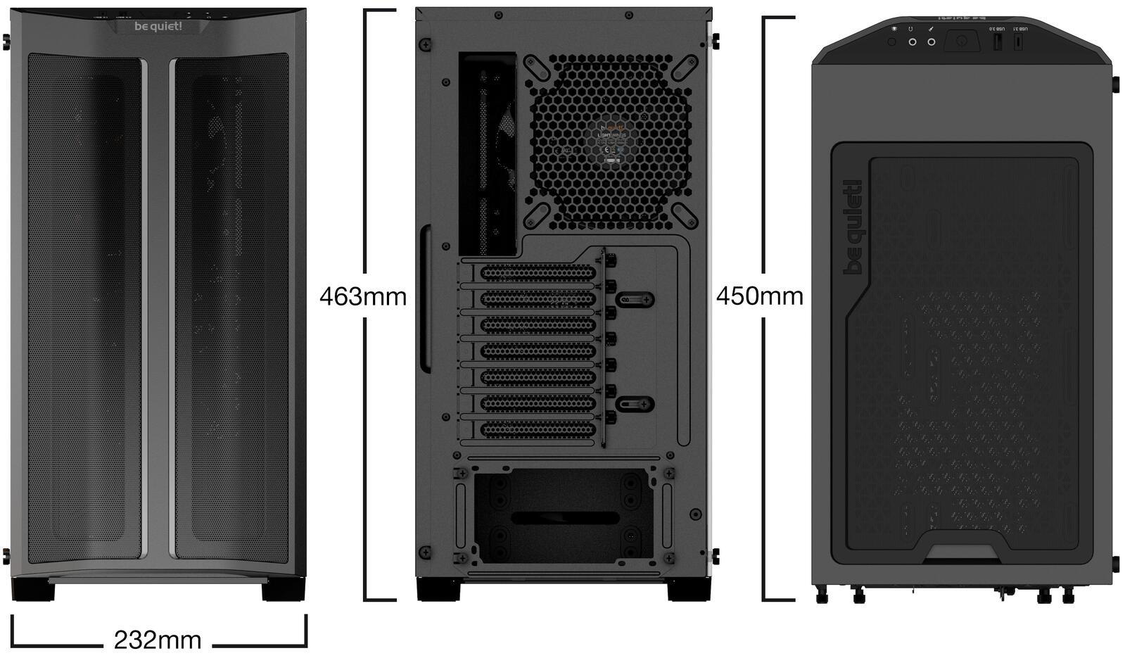 be quiet Pure Base 500 FX Midi-ATX-Tower Gehäuse