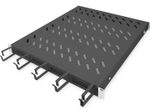 Digitus Fachboden 19"-Schränke festeinbau für 800mm Tiefe bis 120kg 1HE inkl. Kabelmanagement RAL9005 schwarz (DN-97683)