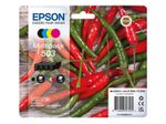 Epson Original 503 Chilischoten Druckerpatronen - 4er Multipack (C13T09Q64010)