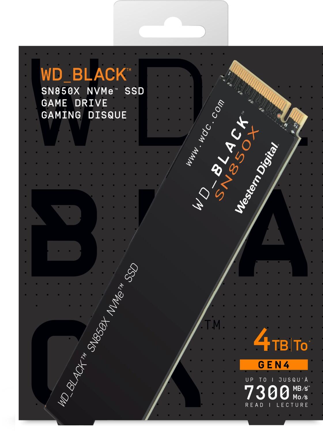WD_BLACK SN850X NVMe SSD - 4 TB
