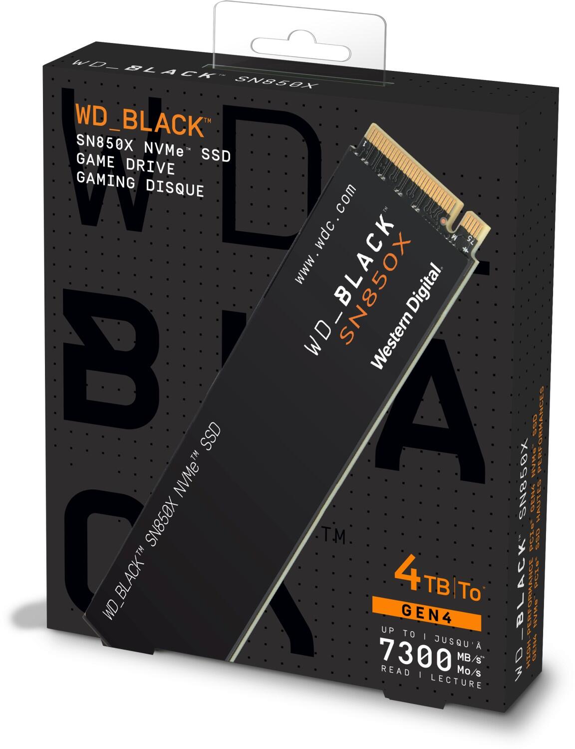 WD_BLACK SN850X NVMe SSD - 4 TB