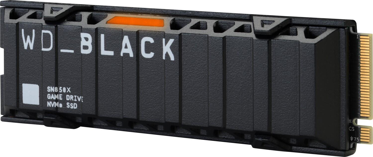 WD_BLACK SN850X NVMe SSD - 2 TB Heatsink