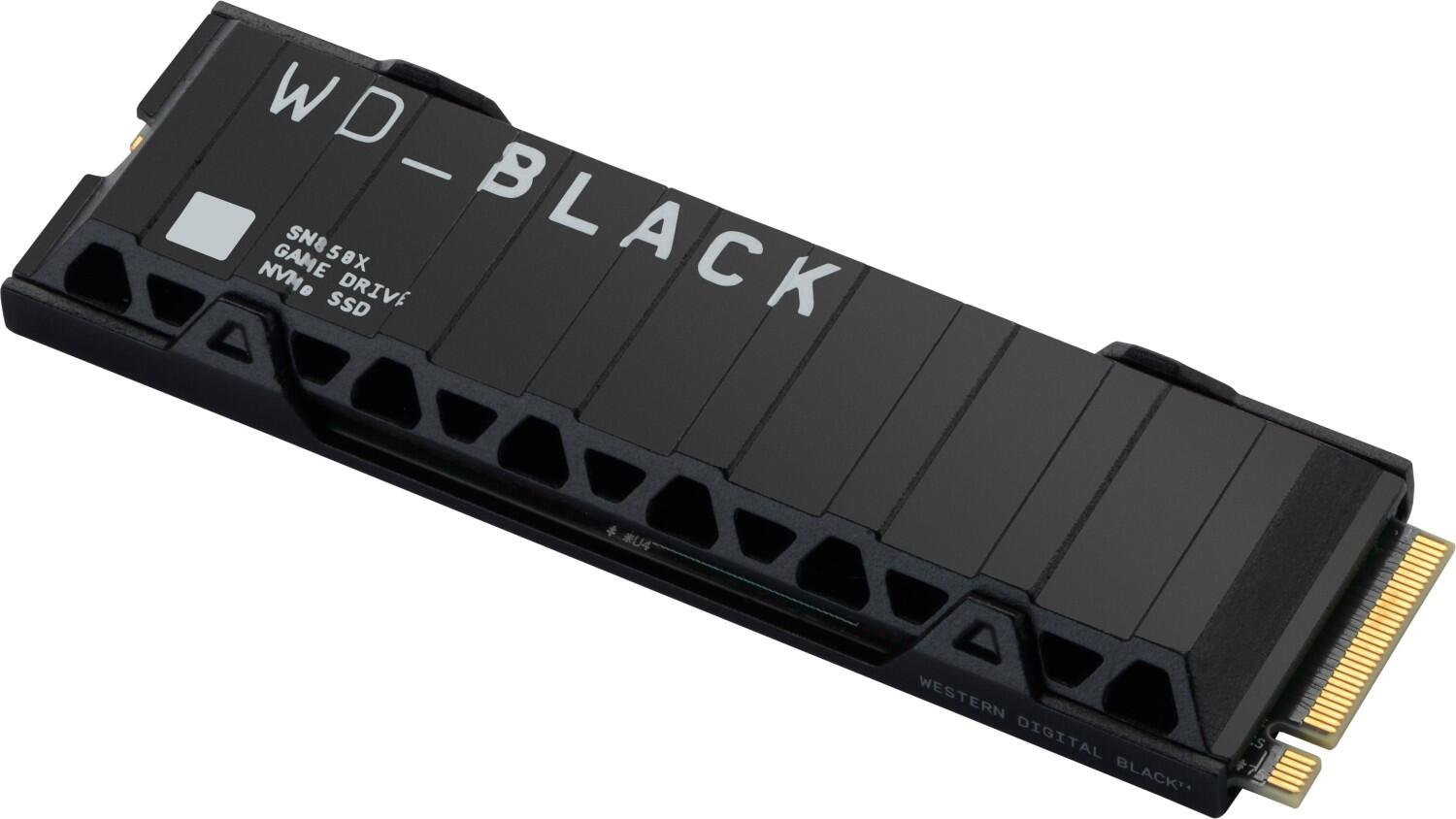 WD_BLACK SN850X NVMe SSD - 2 TB Heatsink
