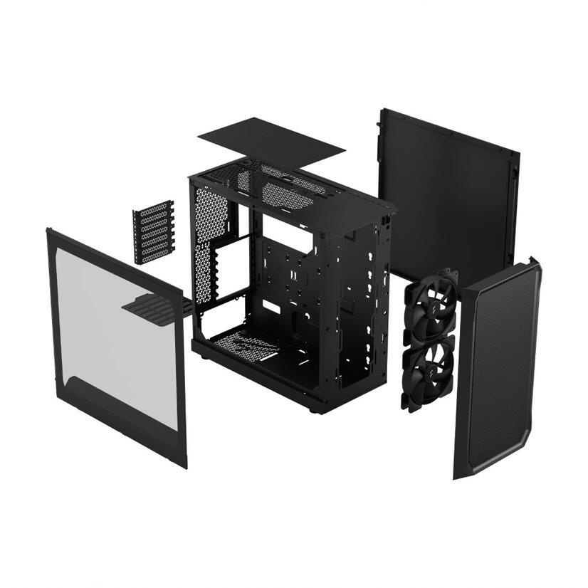 Fractal Design Focus 2 - Black TG Clear Tint
