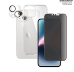 PanzerGlass™ 3-in-1 Privacy Schutzset für iPhone 14
