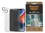 PanzerGlass™ 3-in-1 Privacy Schutzset für iPhone 14