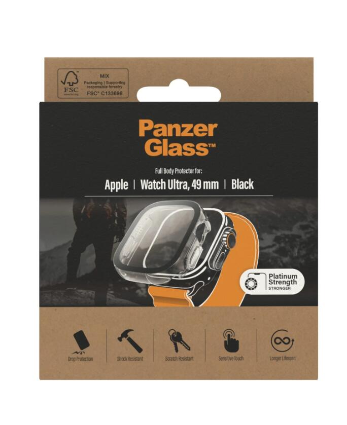 PanzerGlass™ Full Body Apple Watch Ultra & Ultra 2 - 49mm in Schwarz