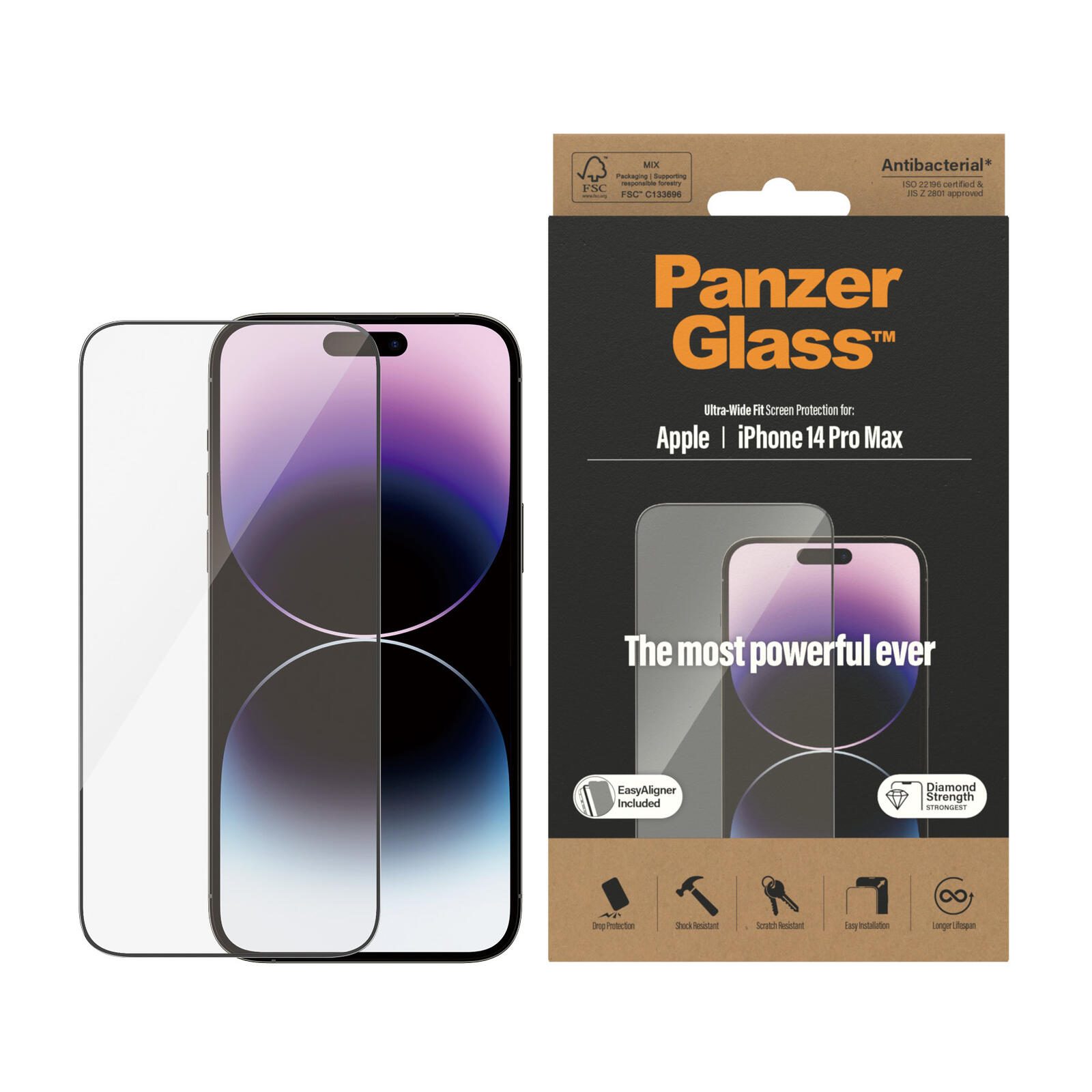 PanzerGlass Ultra-Wide Fit für Apple iPhone 14 Pro Max