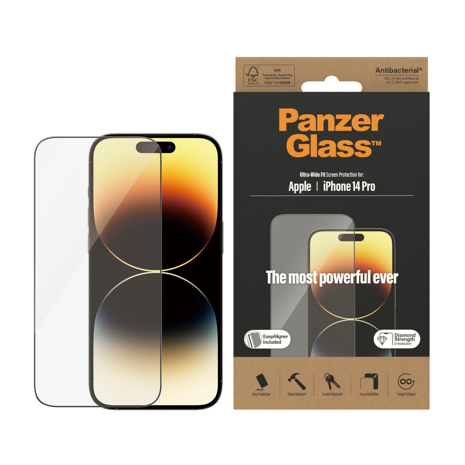 PanzerGlass Ultra-Wide Fit für Apple iPhone 14 Pro