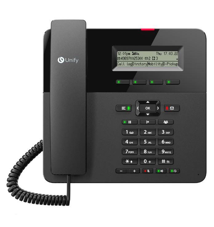 Unify OpenScape Desk Phone CP210 VoIP-Telefon schwarz