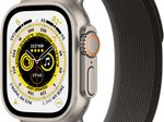 Apple Watch Ultra (GPS + Cellular) 49mm Titaniumgehäuse, Trail Loop grau / schwarz (Größe M/L)