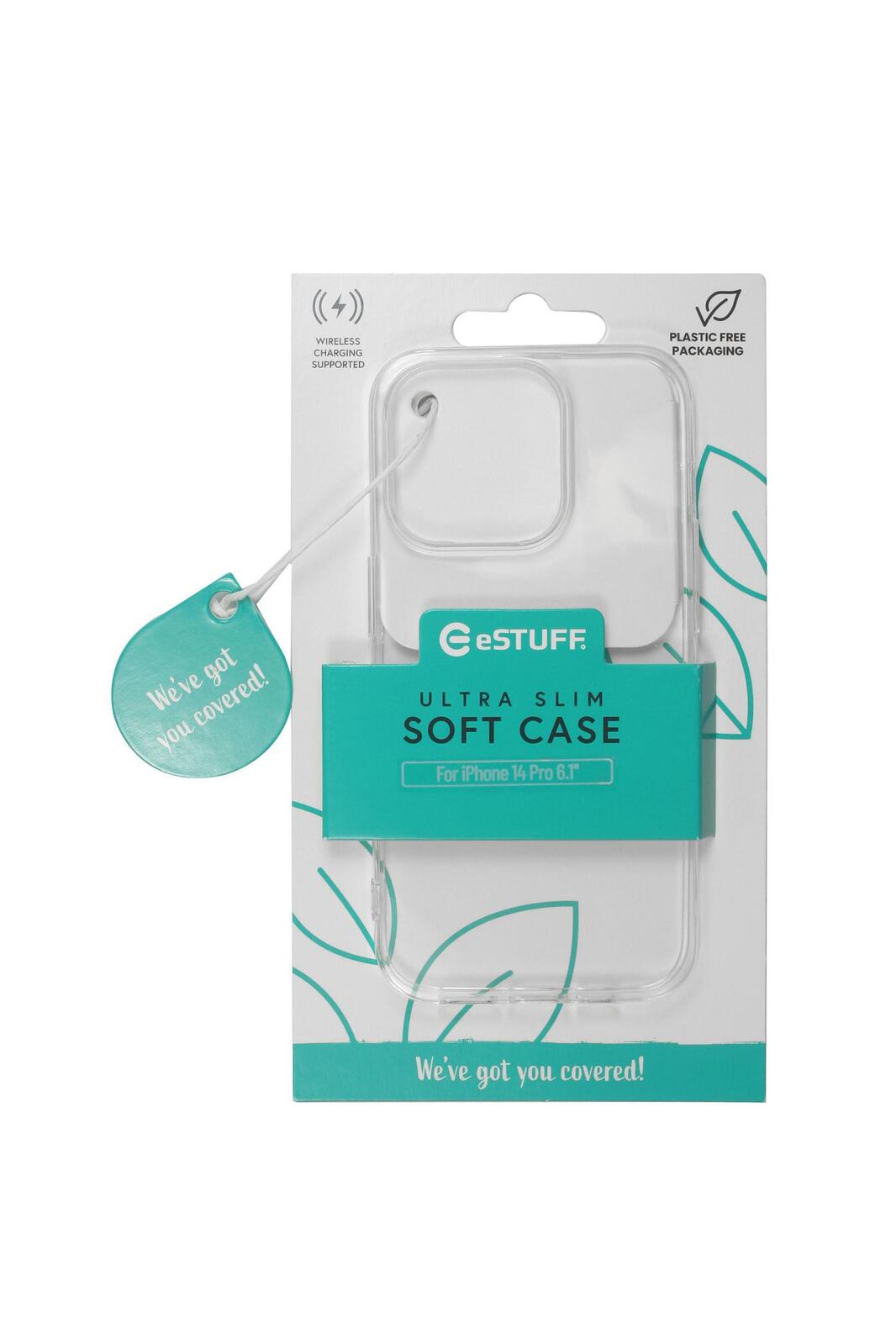 eSTUFF London Soft Case für das iPhone 14 Pro - Clear