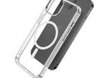 eSTUFF Berlin Magnetic Hybrid Case für das iPhone 14 Plus - Clear