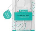 eSTUFF Berlin Magnetic Hybrid Case für das iPhone 14 Pro Max - Clear