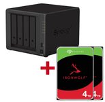 Synology DiskStation DS923+ 4 Einschübe NAS-Server Leergehäuse + 2x Seagate Ironwolf SATA 3.5" HDD 4TB Festplatte